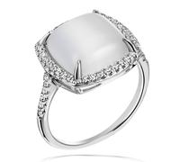 Silberring GOLDMAID Gr. 58, weiß, Fingerringe, Damen, 58, Silber 925 (Sterlingsilber), Silberring (49696528-58) weiß