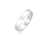 Kuzzoi Herrenring (4,5 mm) Massiv Handgefertigt Bandring Männer 925 Silber | Ehering Verlobungsring Freundschaftsring Basic Herren Ring poliert Ringgröße 60 - 66