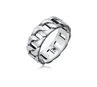 Kuzzoi Silberring »Herren Chunky Chain Look Panzerglieder 925 Silber«