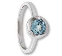 Silberring ONE ELEMENT "Blau Topas Ring aus 925 Silber Blau Topas Ring aus 925 Silber" Gr. 52, silber, Fingerringe, Damen, 52, Silber 925 (Sterlingsilber), Silberring, Leicht zu kombinieren - klare Li