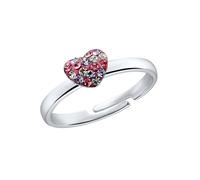 Prinzessin Lillifee Ring 925 Sterling Silber Mädchen Kinder Ringe, mit Preciosa, Silber, Herz, Kommt in Schmuck Geschenk Box, 2031168