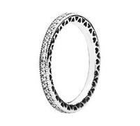 Pandora Damenring Unendliche Herzen 190963CZ-52 925er Silber Zirkonia klar Gr. 52