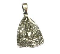 Silberschmuck - BG Anhänger aus Sterlingsilber, Motiv Buddha, Schutzsymbol & Glücksbringer, Schmuck Unisex