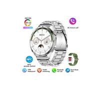 (Silberstahlgürtel 2) 2025 Neu kompatibel für Huawei GT4 Pro Smart Watch Erwachsene NFC GPS Tracker 466 * 466