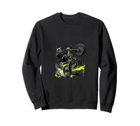 Silent Speed Wheelie Rider Urban Bike-Grafik Sweatshirt
