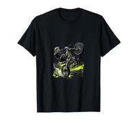 Silent Speed Wheelie Rider Urban Bike-Grafik T-Shirt
