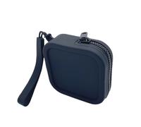 Silikon-Make-up-Tasche - weiche Silikonoberfläche, kleine Größe, tragbarer Kosmetik-Organizer, Mini-Münzgeldbörse, Kartenhalter, Make-up-Münzgeldbörse mit glattem Reißverschluss, Mini-Geldbörse für