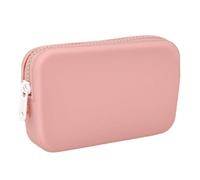 Silikon-Münzgeldbörse, Strandtasche, Handyhalter, wasserdichte hängende Geldbörse mit Reißverschluss für Strandausflüge, Reisen, täglichen Gebrauch und Outdoor-Abenteuer, 15 x 2 x 10 cm, rot, Refer to