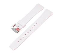 Silikon-Uhrenarmband, kompatibel mit Casio F91W/F84/F105/108/A158/168/AE1200/1300, modisches, weiches Ersatzarmband(White)