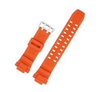 Silikonarmband kompatibel mit Casio Aviation G-Shock GW-3000 GW-3500B / 2000 Series Outdoor Resin Uhrenarmband Herrenarmband(Orange-silver)