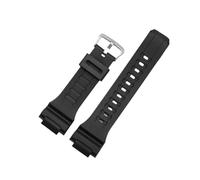 Silikonarmband passend for Casio AQ-S810w 800 W-735H TRT-110H AEQ-110w AE-1000W W-735H SGW-300H MRW-200H F-180WH(Black-steel)