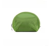 Silikonbeschichtete Unterwäsche-Aufbewahrungstasche, 160° breite Öffnung, wasserdichte BH-Tasche, leichtes 15D-Nylon, kugelförmiges Design für Reisen, Camping, Wandern, Schwarz (grün)
