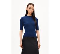 ARMEDANGELS Damen Strickshirt Slim Fit aus Bio-Baumwoll Mix SILJIAA Fitted Faded Indigo
