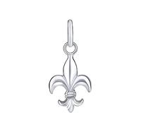 SILVEGO Damen Anhänger aus 925 Sterling Silber Heraldische Lilie