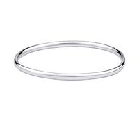 SILVEGO Damen Armband aus 925 Sterling Silber Armreif Poliert Breite 4 mm