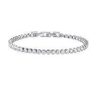 SILVEGO Damen Armband aus 925 Sterling Silber Tennis Armband mit Zirkonia OLIVIA