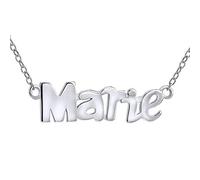 SILVEGO Damen Halskette aus 925 Sterling Silber Name Marie
