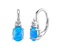 Ohrringe aus Silber 925 mit blauem Opal OLIVIA