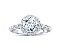 Damen Ring aus 925 Sterling Silber SKYE mit Swarovski® Zirconia ringgröße 50