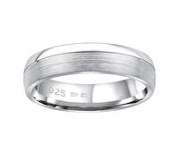 SILVEGO Damen und Herren Ehering aus 925 Sterling Silber PARADISE (59 (18.8))