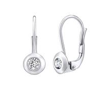 SILVEGO Mädchen Ohrringe aus 925 Sterling Silber mit Swarovski Zirconia