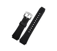 (Silver Buckle)Casio EDIFICE EF-552 5119 Replacement Watch Band - Curved Strap for Men's Watches
