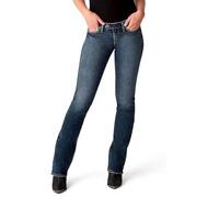 Silver Jeans Co. Damen Tuesday Low Rise Slim Bootcut Jeans, Dark Wash Egx357, 30W x 35L