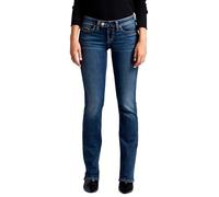 Silver Jeans Co. Damen Tuesday Low Rise Slim Bootcut Jeans, Med Wash Edb346, 30W x 33L