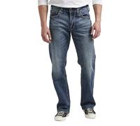 Silver Jeans Herren Gordie Loose Straight Jeans, Medium Vintage, 40W / 30L