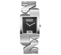 Silverora Herrenuhren Eckige Armbanduhren Paaruhren: Geometrische Rechteckige Analoge Quarz Uhren Herren Sonnenschliff Oberfläche Uhren Armkette Geschenke für Männer Silber