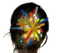 Silvester Haarklammern Für Damen | Rutschfeste, Farbige Und Leichte Haarspangen | Haarstyling Zubehör - Für Täglichen Gebrauch Reisen Salon Pflege Party Feiertage Festival Sommer Neujahr Geburtstag