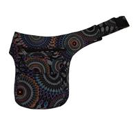 Simandra - Bestickte Gürteltasche für Damen und Herren - Bunte Bauchtasche mit vielen Fächern