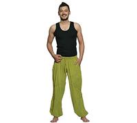 Simandra Freizeithose Triangle - Schlupfhose für Yoga & Fitness Herren Farbe Lemon, Größe L