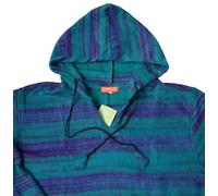 Simandra - Kapuzenpullover Hoodie Pulli aus Wolle Herren Sherpa Blau - Gr. - S/M