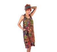 Simandra - Sommer Kleid | Neckholder | luftig leicht in herrlich intensiven Farben bunt - Gr. - L/XL