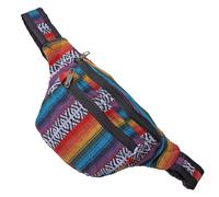 Simandra - Stylische Ethno Bauchtasche Gürteltasche Hüfttasche handgefertigt in Nepal mehrfarbig, (BxH): ca. 25x15 cm