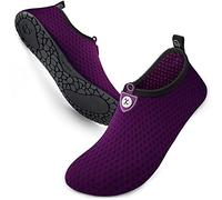 SIMARI Wasserschuhe Damen und Herren, schnelltrocknend, Barfuß, für Outdoor, Strand, Schwimmen, Sport, Yoga, Schnorcheln 504 Circular Purple, EU 42/43, SWS001