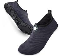 SIMARI Wasserschuhe Damen und Herren, schnelltrocknend, Barfuß, für Outdoor, Strand, Schwimmen, Sport, Yoga, Schnorcheln 605 Circle dot Grey, EU 46/47, SWS001