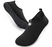 SIMARI Wasserschuhe Damen und Herren, schnelltrocknend, Barfuß, für Outdoor, Strand, Schwimmen, Sport, Yoga, Schnorcheln 202 dot Black, EU 42/43, SWS001