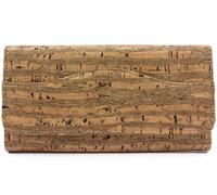 Simaru Damen Geldbörse aus Kork, veganes Portemonnaie,RFID-Schutz,Geldbeutel natural