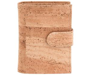 Simaru Damen naturkork Geldbörse mit RFID Schutz ,wasserfestes Portemonnaie beige