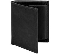 Simaru Geldbeutel mit RFID-Schutz,Portemonnaie,Geldbörse aus Leder Schwarz