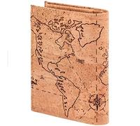 Simaru Geldbörse aus Kork mit RFID Schutz, Portemonnaie vegan für Damen & Herren, Geldbeutel für 10+ Karten, Scheine & Münzen