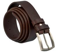 Simaru GRENOBLE Ledergürtel aus pflanzlich gegerbtem Naturleder (3,5 cm) Braun 80 (S)