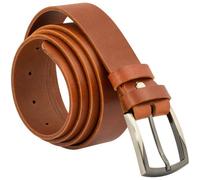 Simaru GRENOBLE Ledergürtel aus pflanzlich gegerbtem Naturleder (3,5 cm) Hellbraun 100 (L)