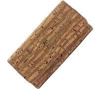 Simaru Große Damen Geldbörse aus Kork, Einer veganen und nachhaltigen Leder Alternative - Kork Portemonnaie, Geldbeutel mit Vielen Fächer in fünf verscheiden Farben (raizes)