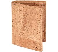 Simaru Herren Geldbörse aus Kork mit RFID Schutz, Männer Geldbeutel mit Sichtfenster für Ausweis, Karten, Bargeld, Portemonnaie langlebig & vegan