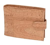 Simaru Kork Geldbeutel, Unisex Geldbörse mit RFID-Schutz, Portemonnaie für 11+Cards, Scheine & Münzen, ausklappbar, Sichtfenster & nachhaltig