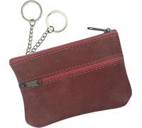 SIMARU Mini Geldbörse aus Leder - Slim Wallet für Herren & Damen - Kompakter Geldbeutel klein mit Reißverschluss für Karten & Münzen (Panama)