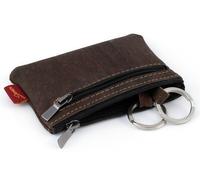 Simaru Schlüsseletui "UDINE" aus Kork mit 2 Schlüsselringen und Geldfach Braun
